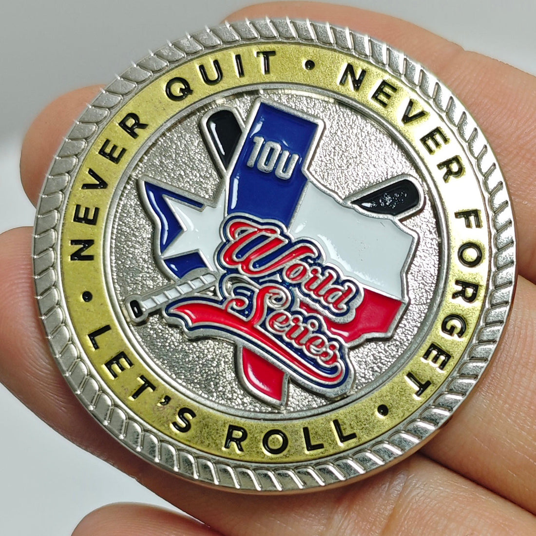A challenge coin, hiding your unspoken respect and emotions