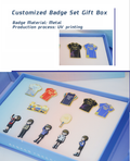 Customized Badge Set Gift Box