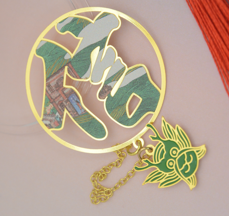 Cultural and Creative Bookmarks Metal Bookmarks