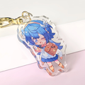 Custom Design Epoxy Resin Cute Shine Acrylic Key Chains Charm Acrylic Gift Make Your Own logo Acrylic Keychains