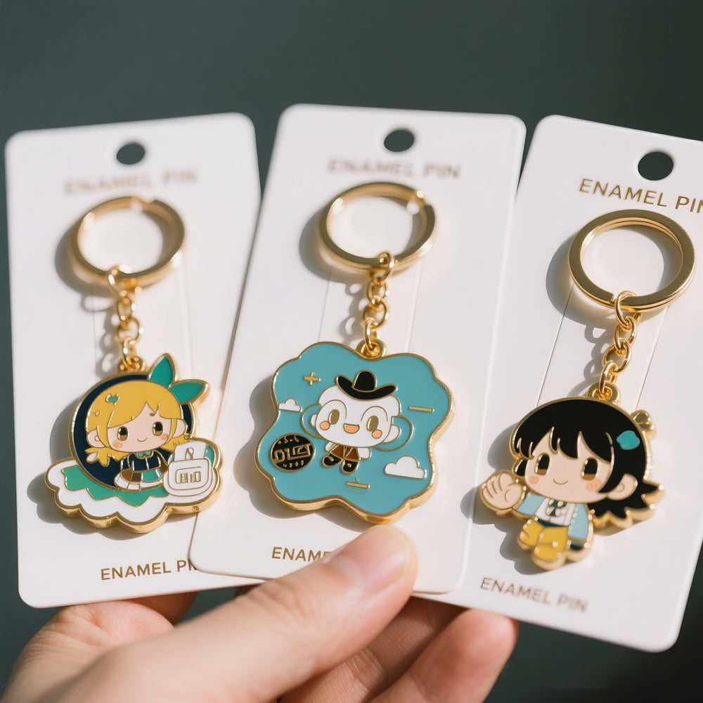 Personalized Lovely Design Keychain 3d Zinc Alloy Enamel Keychains Custom Metal Key Chain Key Holder Wholesale