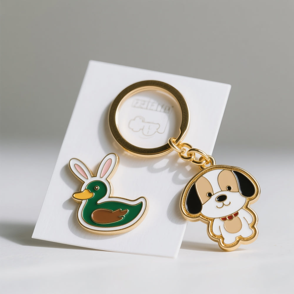 Personalized Lovely Design Keychain 3d Zinc Alloy Enamel Keychains Custom Metal Key Chain Key Holder Wholesale