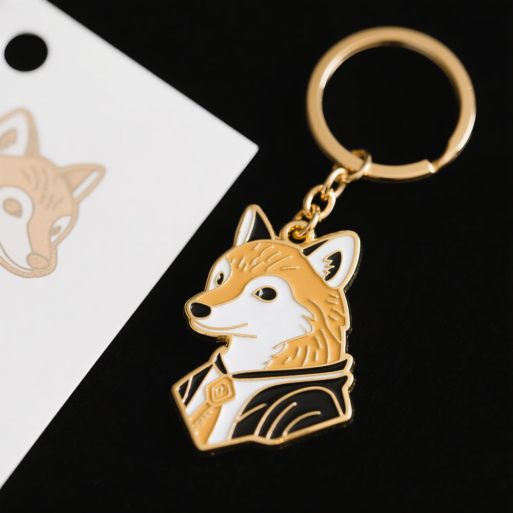 Custom Zinc Alloy Enamel Keychain Science Teacher Cartoon Metal Key Ring Personalized Bag Charm for School Souvenir Promotion