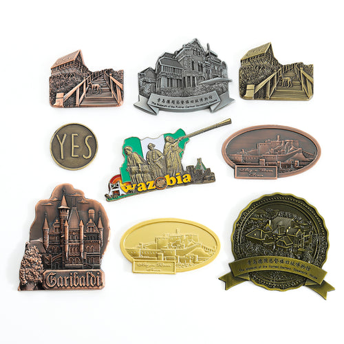 Custom Fridge Magnet Maker Custom Logo Souvenir Sticker Metal City Gifts Magnetic Refrigerator Magnet for Touris Souvenir