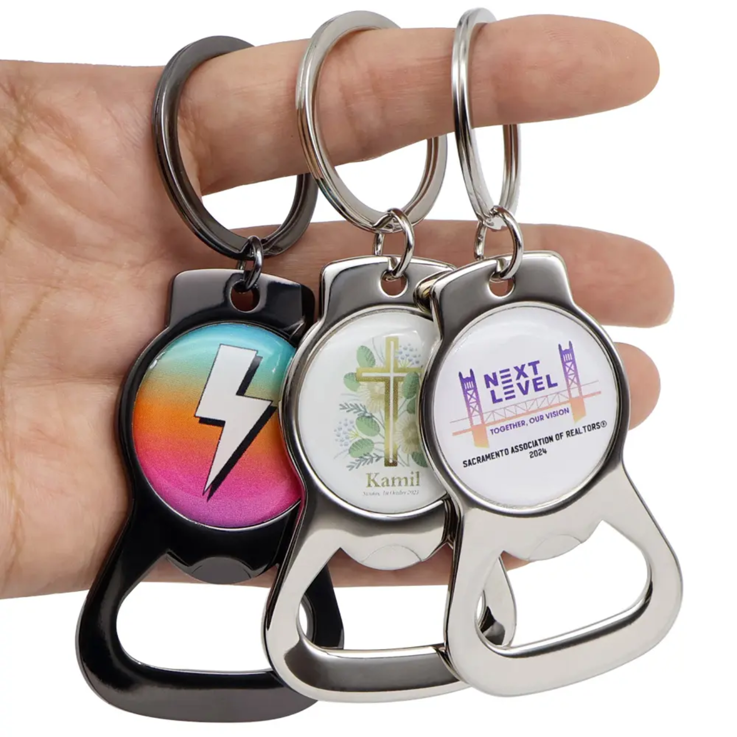 Design Your Own Company Logo Beer Opener Zinc Alloy Black Enamel Key Chain Bottle Opener Keychain Custom Logo ﻿